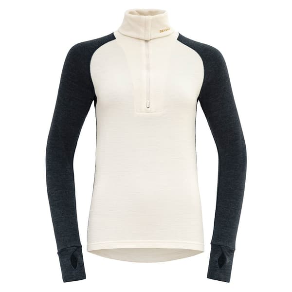 Devold Of Norway Expedition Merino Silk Halv Lynlås Langærmet T-shirt  XS Kvinde