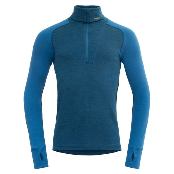 Devold Of Norway Expedition Merino Silk Halv Lynlås Langærmet T-shirt S Mand