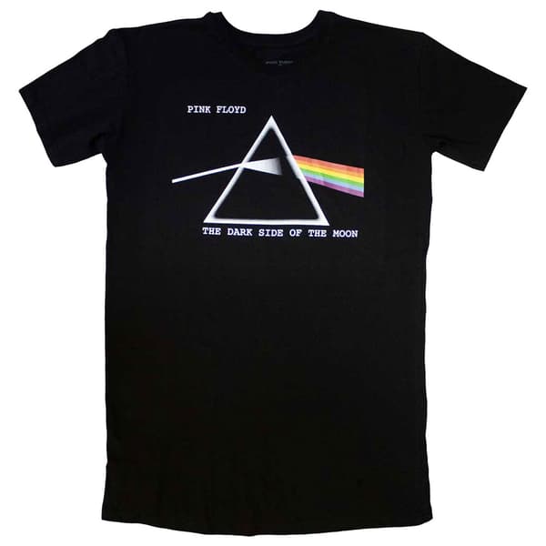 Pink Floyd Dark Side Of The Moon Courier T Shirt Dress