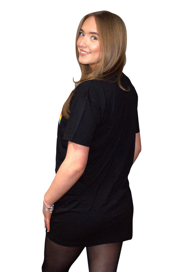 Pink Floyd Dark Side Of The Moon Courier T Shirt Dress