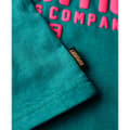 Miniatyrbillede 6 af 6: Superdry Puff Print Archive Fitted T-shirt Med Korte ærmer Blå S Kvinde