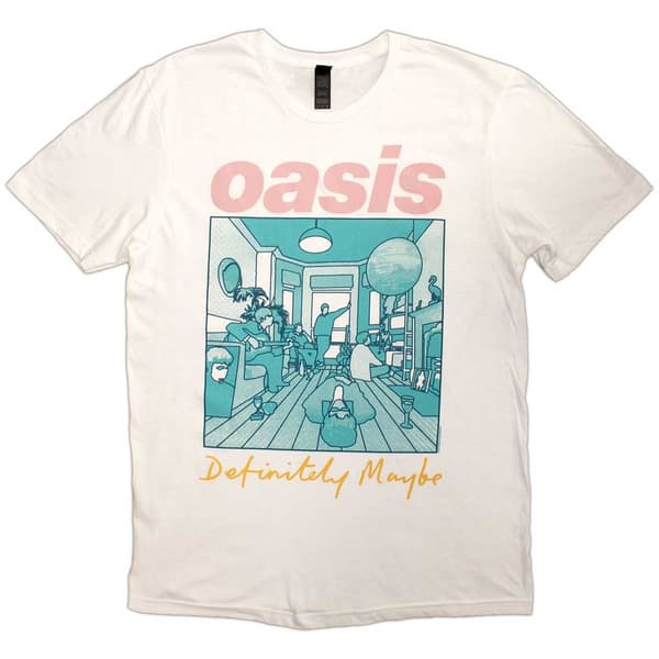 Oasis Unisex T-Shirt: Definitely Maybe Illustration Colour (XX-Large)