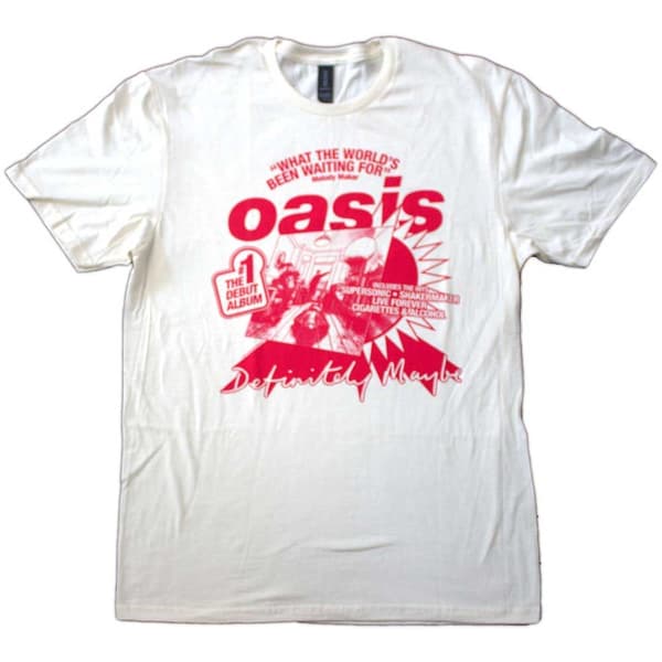Oasis Unisex T-Shirt: What The World's Been Waiting For (Large)