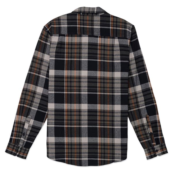 Hurley Portland Organic Pitkähihainen Kauluspaita Musta,Harmaa L Mies