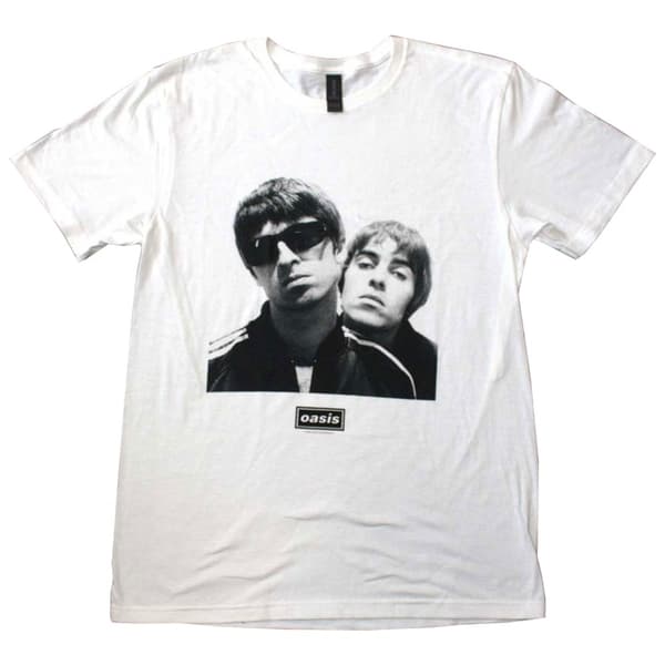 Oasis Noel And Liam Square Photo T Shirt