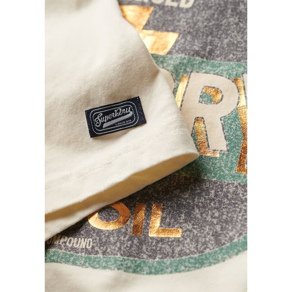 Superdry Gasoline Workwear T-shirt Med Korta ärmar Beige M Man
