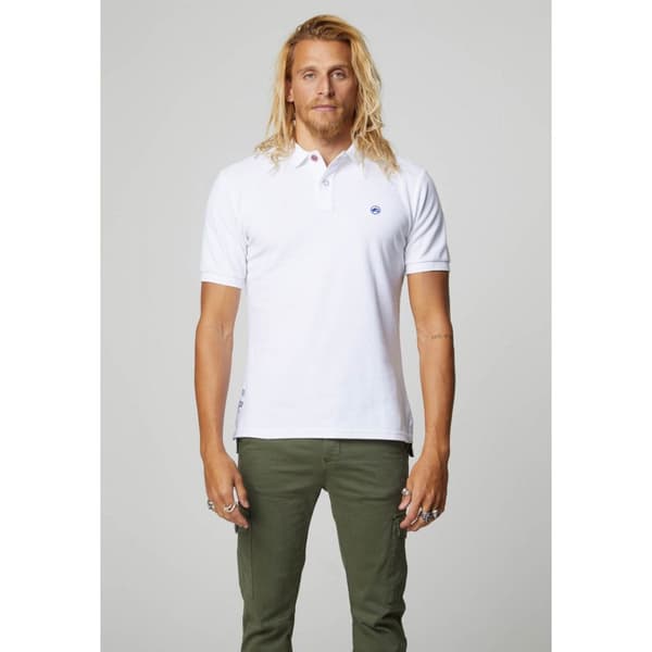 Altonadock Embroidered Logo Kortärmad Polotröja Vit L Man