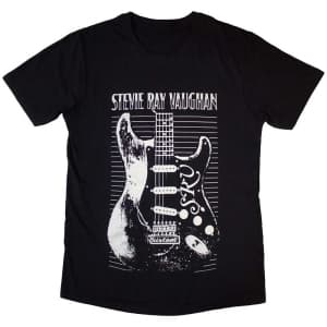Stevie Ray Vaughan - Guitar Uni Bl T-Shirt M