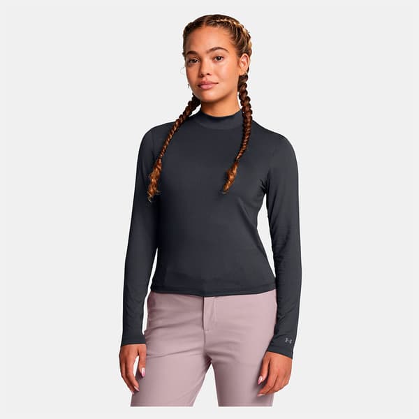 Under Armour Golf Drive Mock T-shirt Med Lange ærmer L