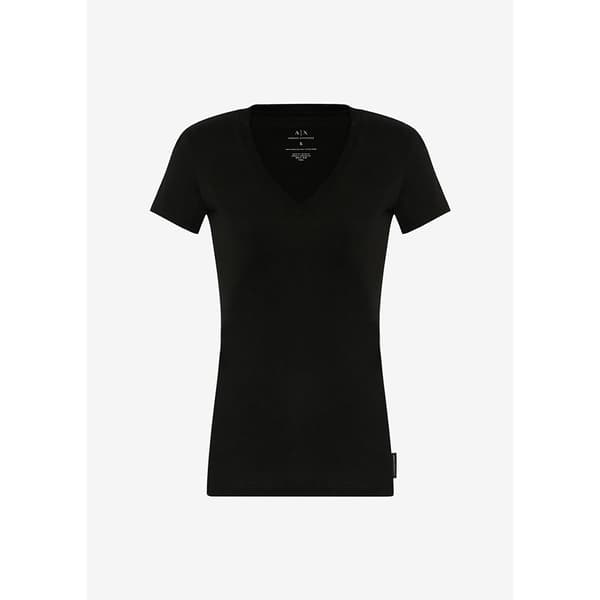 Armani Exchange 8nytdh_yj16z Lyhythihainen T-paita Musta XL Nainen