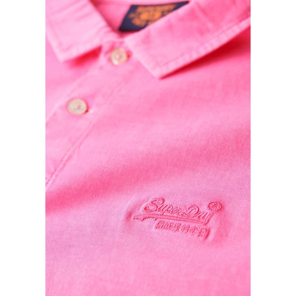 Superdry Essential Logo Neon Kortärmad Polotröja Rosa 2XL Man