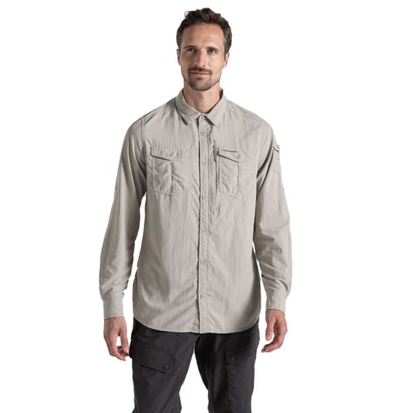 Craghoppers Nosilife Adventure Iii Skjorte Med Lange ærmer Beige 3XL Mand