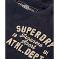 Miniatyrbild 4 av 6: Superdry Vintage Athletic Chest T-shirt Med Lång ärm Blå L Man