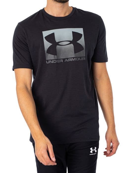 Under Armour Boxed Sportstyle SS Running T-shirt för män i svart