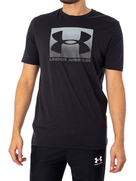 Under Armour Boxed Sportstyle SS Running T-shirt för män i svart