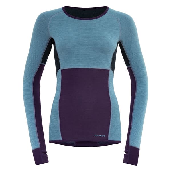 Devold Of Norway Tuvegga Merino T-shirt Med Lange ærmer Blå,Lilla XS Kvinde