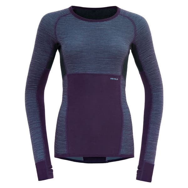 Devold Of Norway Tuvegga Merino T-shirt Med Lange ærmer Blå,Lilla XS Kvinde