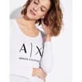 Miniatyrbillede 6 af 6: Armani Exchange 8nytdg_yj16z T-shirt Med Lange ærmer Sort XS Kvinde