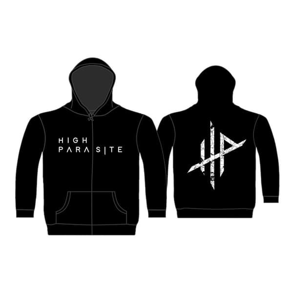 HIGH PARASITE ZIPPED HOODIE - LOGO
