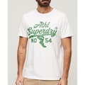 Miniatyrbild 1 av 6: Superdry Track & Field Ath Graphic T-shirt Med Korta ärmar Vit M Man