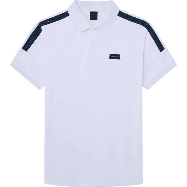 Hackett Hm563368 Kortærmet Polo Hvid L Mand
