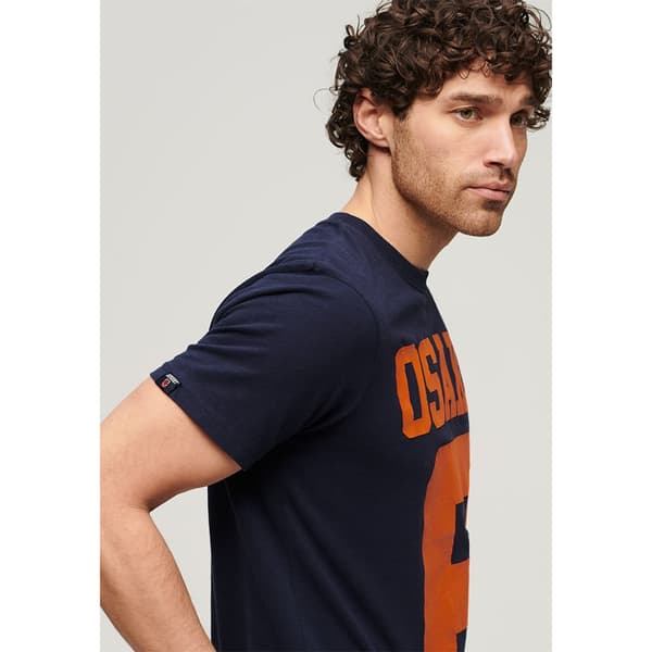 Superdry Osaka Graphic T-shirt Med Korta ärmar Blå L Man