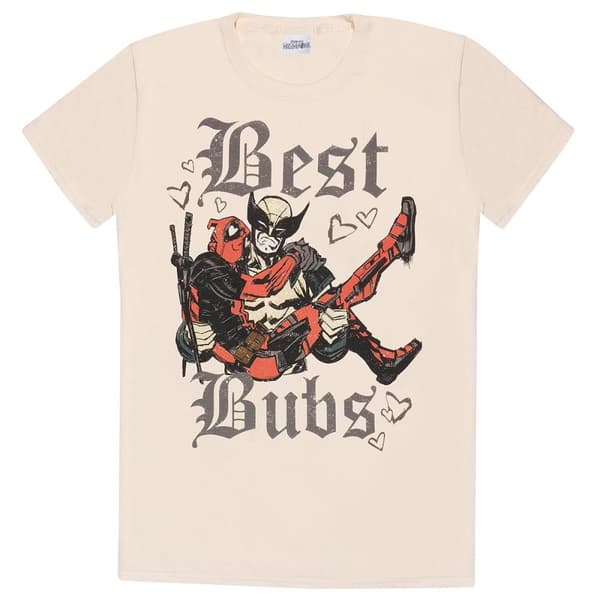 Deadpool - Best Bubs - Unisex Natural T-Shirt - Large