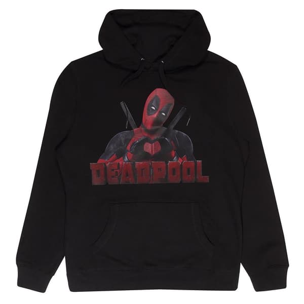 Deadpool - Heart U - Unisex Hoodie - Ex Ex Large