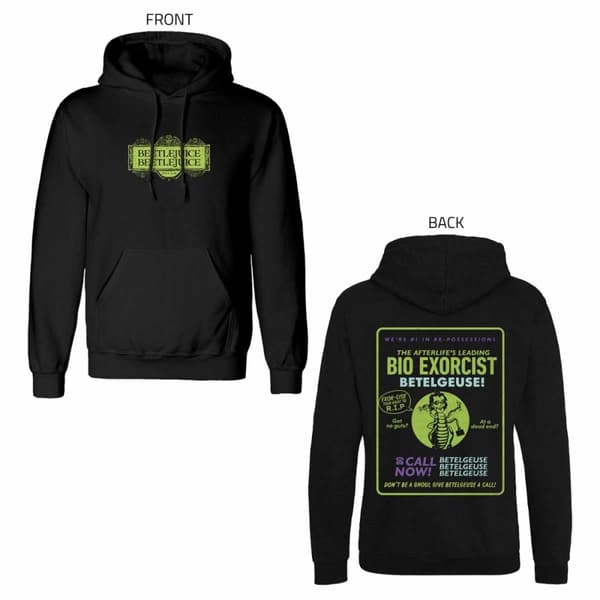 Beetlejuice 2 - Bio Exorcist  - Unisex Hoodie - Small