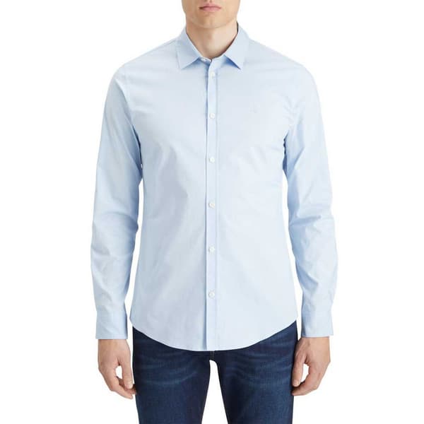 Scotch & Soda Core Skjorta Med Långa ärmar Blå M Man