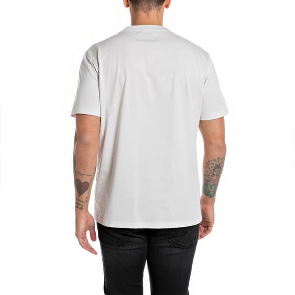 Replay M6944.000.2660 T-shirt Med Korte ærmer Hvid M Mand