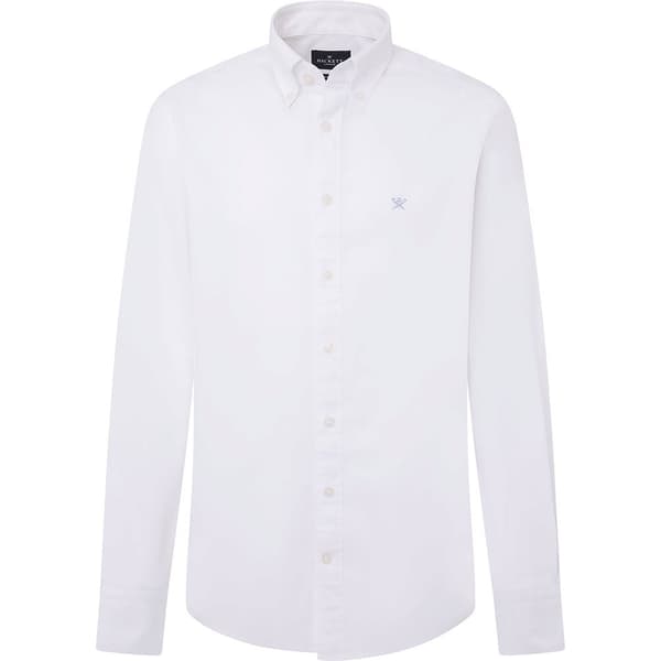 Hackett Dyed Oxford Pitkähihainen Kauluspaita Valkoinen XL Mies