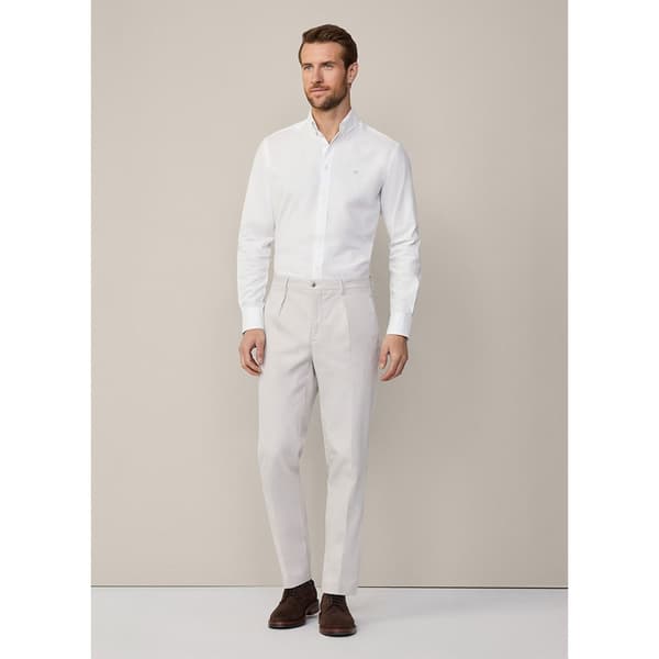 Hackett Dyed Oxford Pitkähihainen Kauluspaita Valkoinen XL Mies