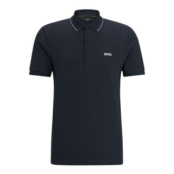 Boss Paul4 10258215 Kortærmet Polo Blå S Mand