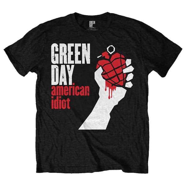 Green Day American Idiot Band Logo Kids T Shirt