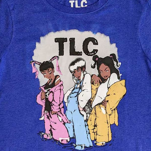 TLC Cartoon Group logo Crop Top T Shirt