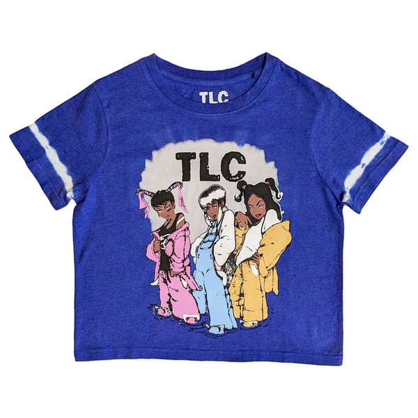 TLC Cartoon Group logo Crop Top T Shirt