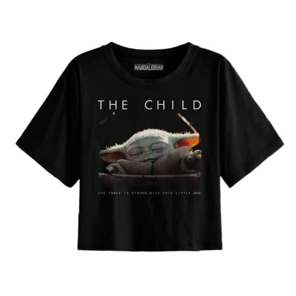 Star Wars The Mandalorian T-shirt för kvinnor - Baby Yoda And The Force