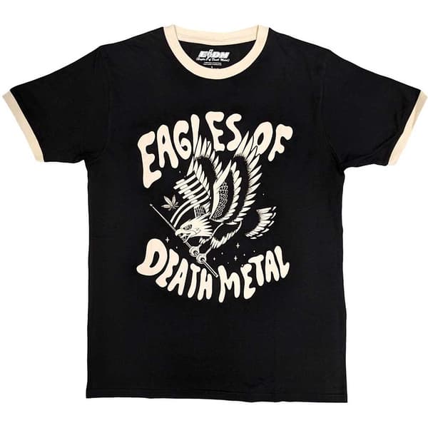 Eagles of Death Metal Unisex Ringer T-Shirt: Eagle Ringer (X-Large)