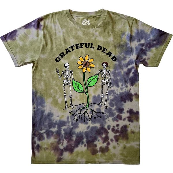 Grateful Dead Unisex T-Shirt: Keep It Green (Wash Collection) (Large)