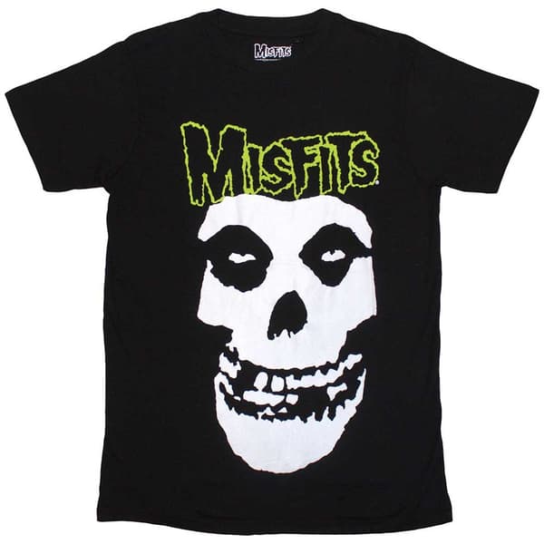 Misfits Unisex T-Shirt: Skull & Logo (Small)