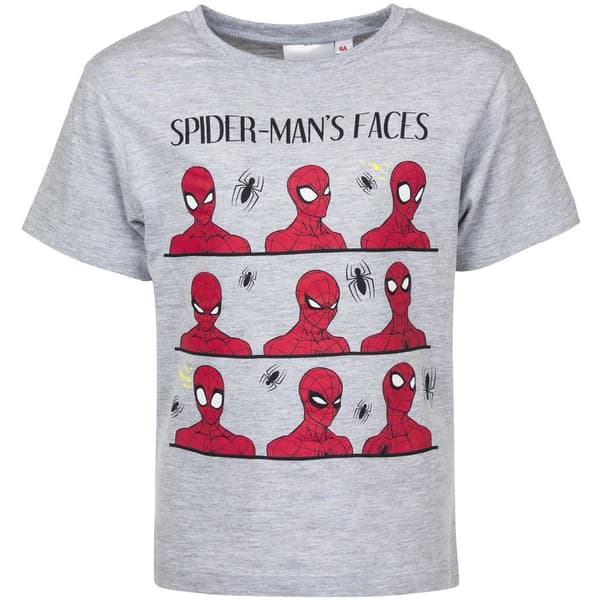 T-shirt kort ärm - Grå - Spindelmannen