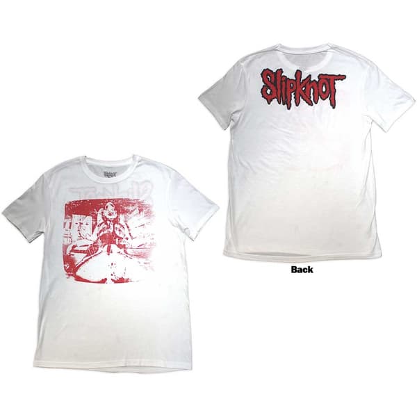 Slipknot Unisex T-Shirt: Chair Graphic (Back Print) (Medium)