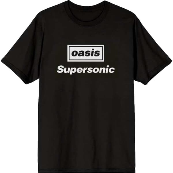 Oasis Unisex T-Shirt: Supersonic Title (Medium)