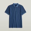 Miniatyrbild 3 av 7: G-star Dunda Overdyed Kortärmad Polotröja Blå L Man