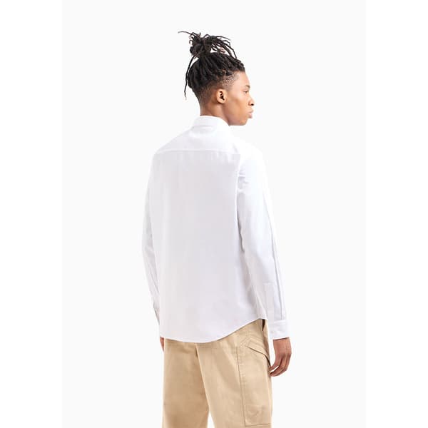 Armani Exchange 3dzc36_znauz Skjorta Med Långa ärmar Vit L Man
