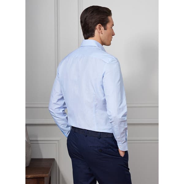 Hackett Sr Summer Stripe Skjorte Med Lange ærmer Blå M-L Mand