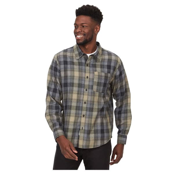 Marmot Fairfax Novelty Light Weight Flannel Skjorta Med Långa ärmar Brun XL Man