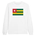 Miniatyrbild 1 av 3: T-shirt med lång ärm - PIXELFORMA - Togos flagga - 100% bomull - Långa ärmar - Regular passform