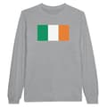 Miniatyrbild 1 av 3: Långärmad t-shirt - PIXELFORMA - Flag of Ireland - 100 % bomull - Långa ärmar - Optimal komfort